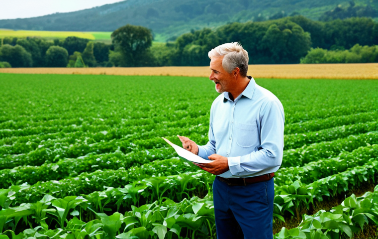 친환경농업기술자 이직 시 유리한 조건 - Sustainable Agriculture Consultant**

"A professional environmental consultant, fully clothed in bus...